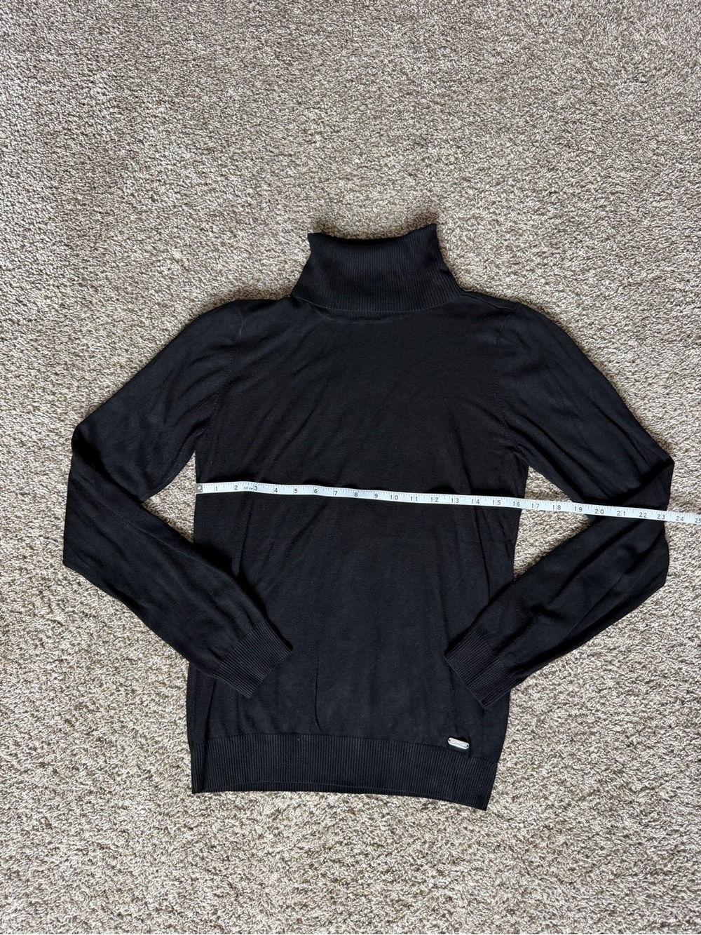 Calvin Klein Classic Black Knit Sweater - Picture 3 of 7